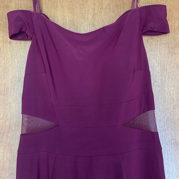 Xscape Dresses & Skirts - Xscape Off-the-shoulder Plum Dress Xscape Dresses & Skirts - Xscape Off-the-shoulder Plum Dress